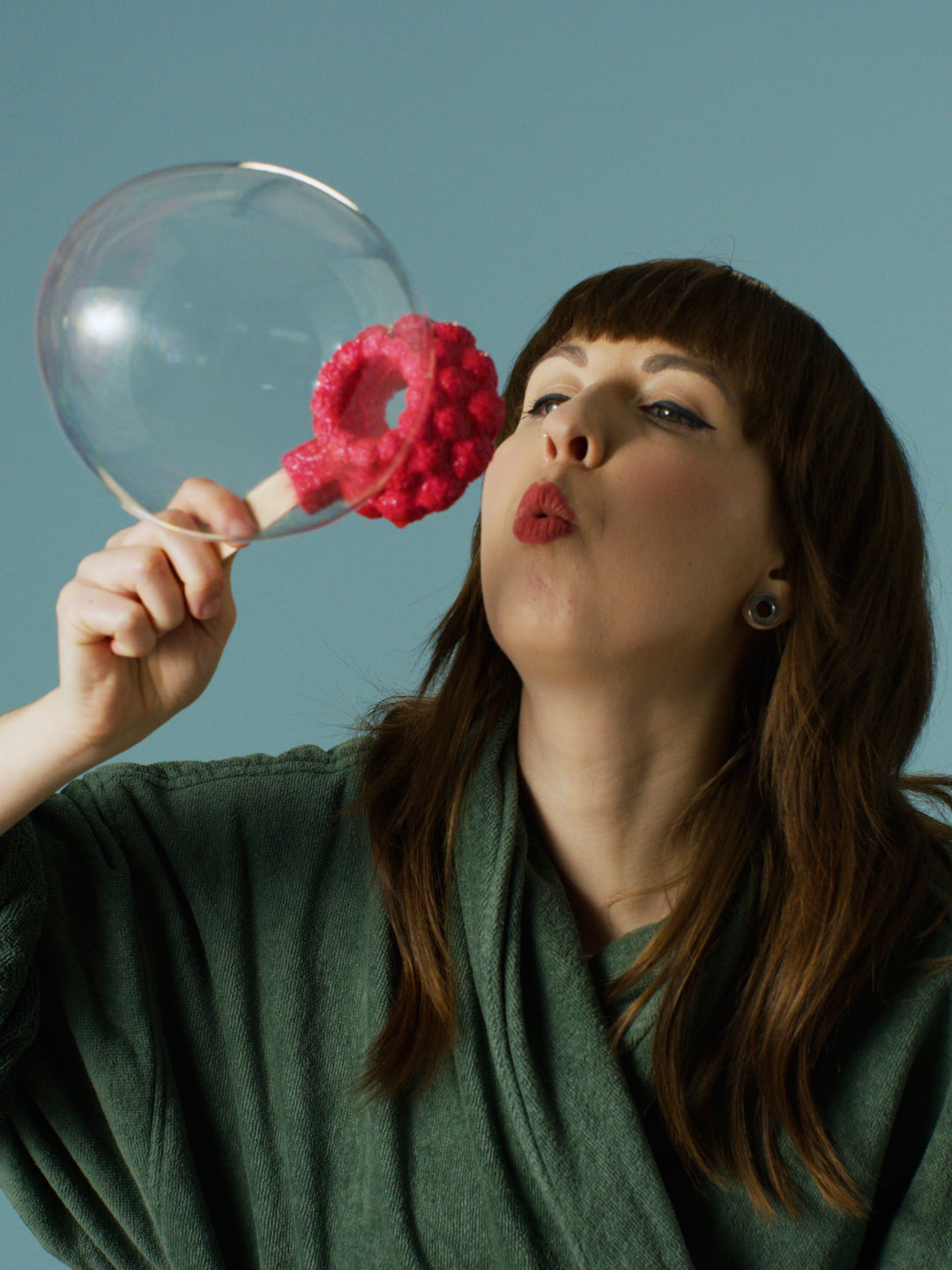 Raspberry Blower Reuseable Bubble Bar