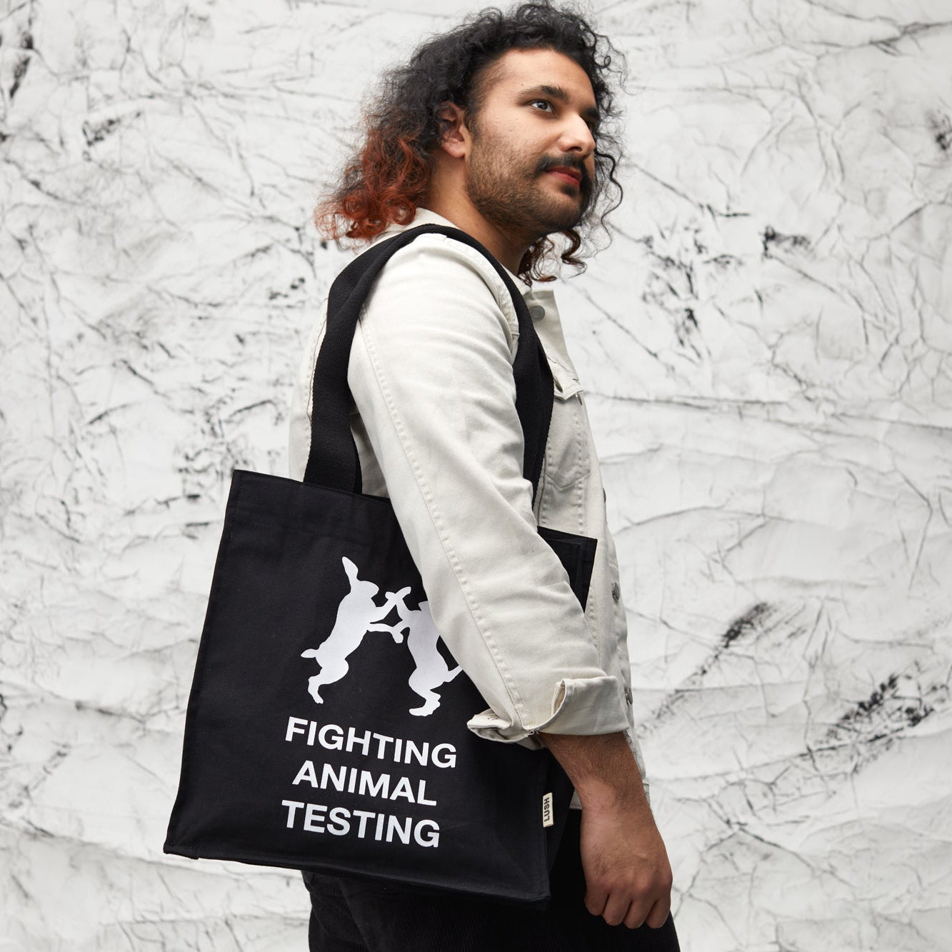 Tote Bag Fighting Animal Testing