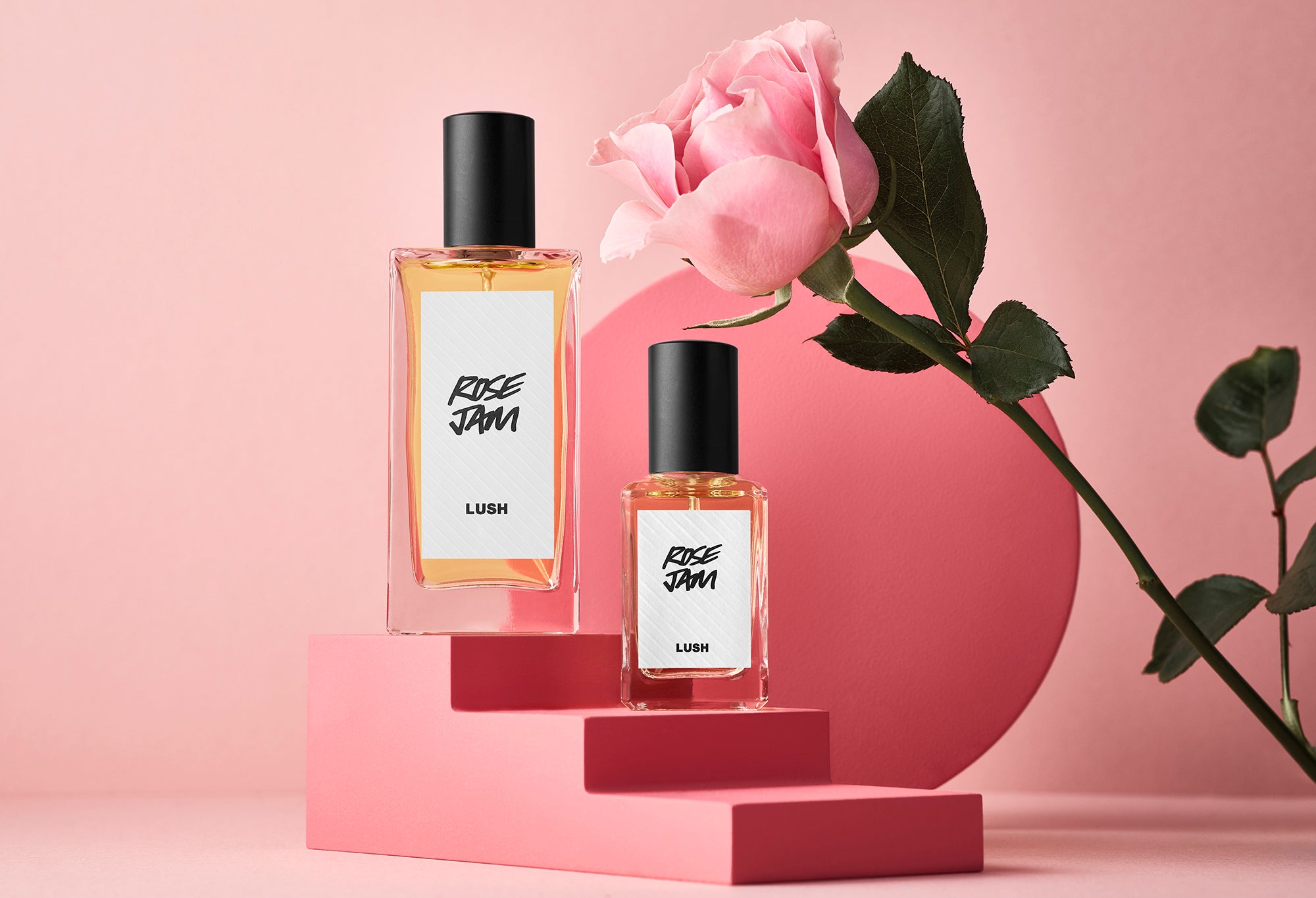 LUSH ROSE JAM パフューム 本体 & KNOT WRAP セット Rose Jam Perfume | Long-Lasting Rose & Lemon Fragrance – LUSH